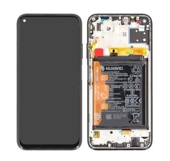 Dotyková deska Huawei P40 LITE + LCD černá (SERVICE PACK)
