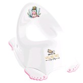 Hrající dětský nočník protiskluzový Wild & Free jednorožec bílý