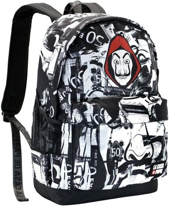 Batoh Netflix|La Casa De Papel|Papírový dům: Cities (objem 24 litrů|30 x 45 x 18 cm )