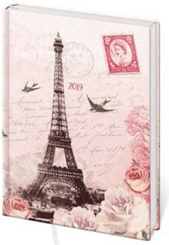 Diář 2019 B6 LYRA denní Paris