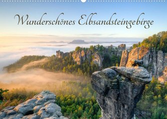 Wunderschönes Elbsandsteingebirge (Wandkalender 2022 DIN A2 quer)