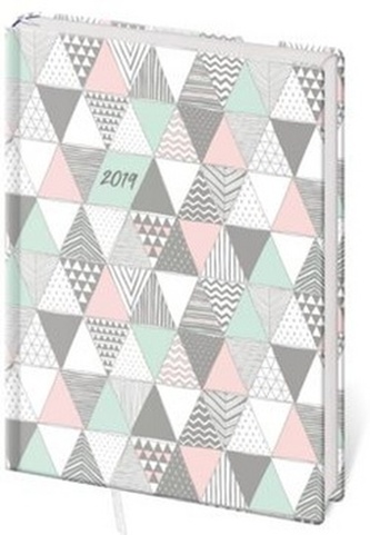 Diář 2019 A7 LYRA týdenní Triangle