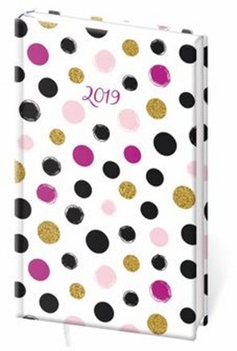 Diář 2019 A7 LYRA týdenní Dots