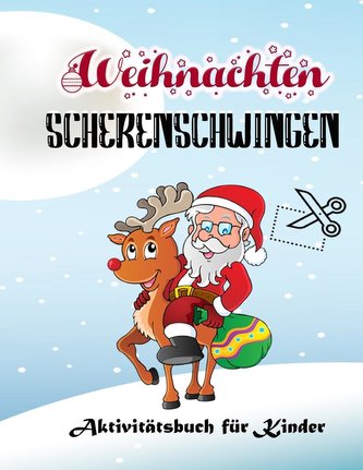 Weihnachten Schere Skills Activity Book für Kinder