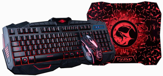 Marvo KM400 set klávesnice myš podložka