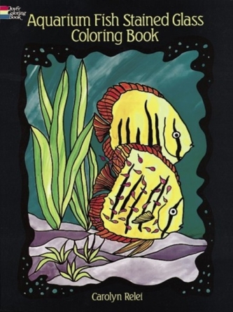 Aquarium Fish Stained-Glass Colouring Book