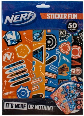 Samolepky Nerf: Fun Set 50 kusů (21 x 26 cm)