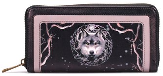 Peněženka Anne Stokes: Night Forest Wolf (20 x 10,5 cm) polyuretan
