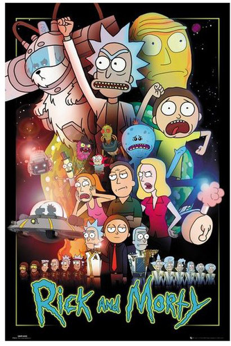 Plakát Rick and Morty: Wars (61 x 91,5 cm)