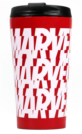 Nerezový cestovní hrnek Marvel: Logo (objem 300 ml)
