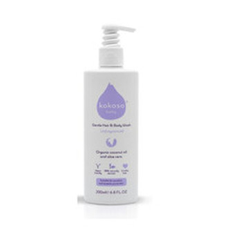 Kokoso Baby Jemný dětský mycí gel na tělo i vlásky bez parfemace (Gentle Baby Wash) 200 ml child