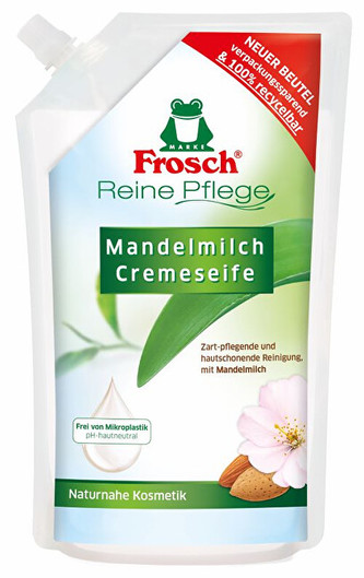 Frosch Tekuté mýdlo s mandlovým mlékem - náhradní náplň 500 ml