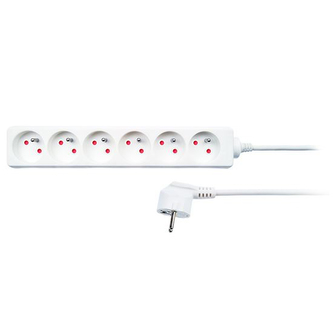 Prodlužovací kabel 6 zásuvek 2m SOLIGHT PP61