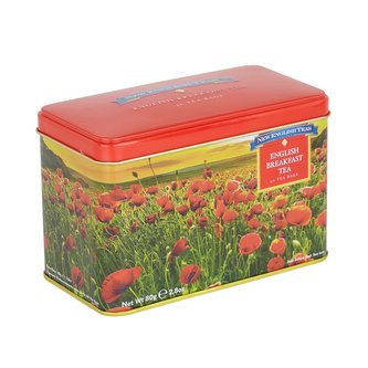 čaj plechovka RS75, 40 sáčků (80g), POPPY TIN, NET