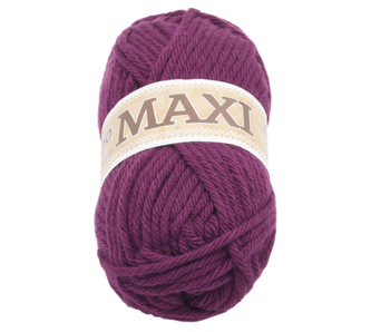 Příze JUMBO MAXI - tmavá růžovofialová - 100g / 65 m
