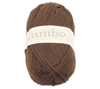 Příze JUMBO - tmavě hnědá - 100g / 147 m