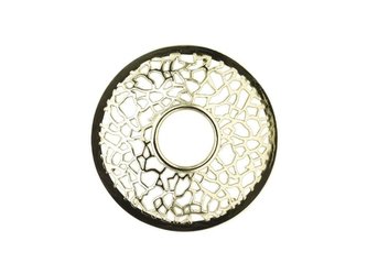 YANKEE CANDLE kroužek Matrix Brushed Silver na svíčku Illuma Lid