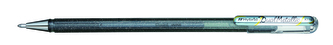 Pero gelové Pentel Hybrid Dual Metallic K110 - stříbrná 1mm