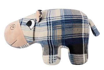 Tvarovaný polštářek hroch modrý - hroch modrý - cca 30x50cm