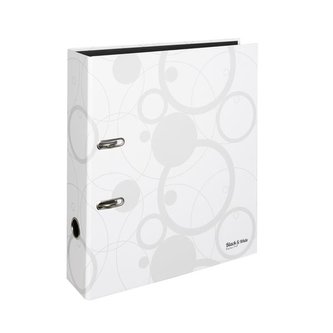 Pořadač pákový lamino - 8 cm bílá