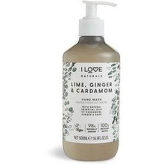 I Love Hydratační tekuté mýdlo na ruce Naturals Lime, Ginger & Cardamon (Hand Wash) 500 ml woman