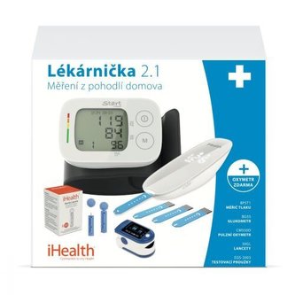 iHealth Lékárnička 2.1 – glukometr, tlakoměr, oxymetr