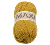 Příze JUMBO MAXI - hořčicová - 100g / 65 m