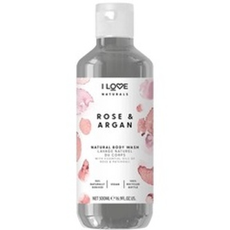 I Love Hydratační sprchový gel Naturals Rose & Argan (Body Wash) 500 ml woman