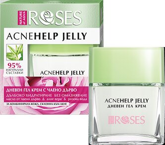 ELLEMARE Denní pleťový gelový krém pro problematickou pleť Roses AcneHelp Jelly (Face Gel Cream) 50 ml woman