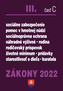 Zákony III časť C 2022 - Sociálne zákony, sociálne služby