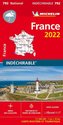 Michelin Frankreich 2022 (widerstandsfähig). Straßen- und Tourismuskarte 1:1.000.000