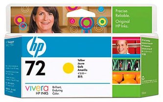 Inkoust HP Ink No 72 žlutá C9373A 130ml