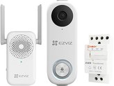 Zvonek Ezviz DB1C kit WiFi, domovní s kamerou, vyzváněcí jednotka, trafo