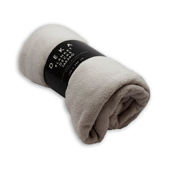 Mikroflanelová deka, 150x200 cm, Krémová