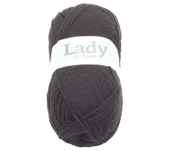 Příze LADY de Luxe - černá - 100g / 238 m