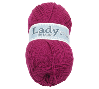 Příze LADY de Luxe - smetanová - 100g / 238 m
