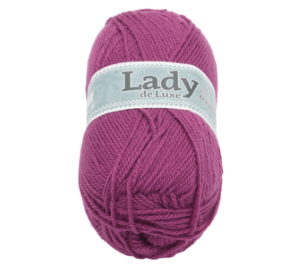 Příze LADY de Luxe - růžovohnědá - 100g / 238 m
