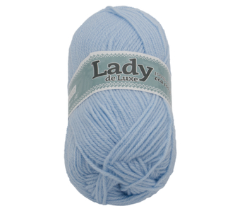 Příze LADY de Luxe - světle modrá - 100g / 238 m