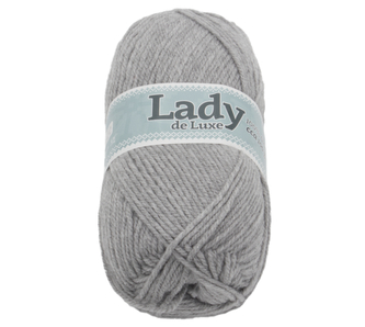 Příze LADY de Luxe - světle šedá - 100g / 238 m