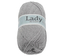 Příze LADY de Luxe - světle šedá - 100g / 238 m