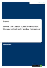 Bitcoin und dessen Zukunftsaussichten. Masseneuphorie oder geniale Innovation?
