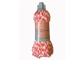 Mop ČERVENO-BÍLÝ 180g; mikrovlákno,plast