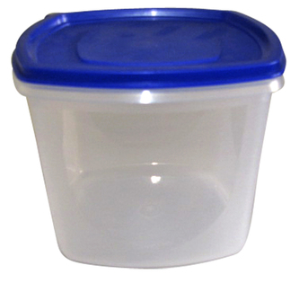 Dóza čtverec; 14x14x11,5 cm; 1,5 l; plast