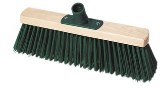 Smeták silniční; 30x5 cm; chlup 7 cm; dřevo, plast, kov