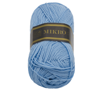 Příze MIKRO - světle modrá - 50g / 133 m