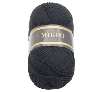 Příze MIKRO - černá - 50g / 133 m