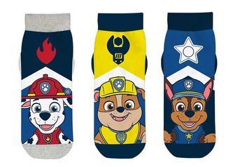 SADA 3 KS PONOŽKY TLAPKOVÁ PATROLA - velikost 23-26