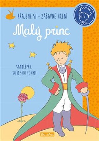 Kniha aktivit Malý princ modré samolepky