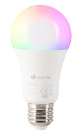 NGS Wi-Fi chytrá LED žárovka / 7W/ E27/ 700lm/ 2800K- 3500K & RGB full color