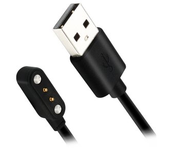 IMMAX magnetický napájecí kabel pro chytré hodinky SW10/ SW13/ Crystal Fit/ vstup 5V/ rozteč PIN 4 mm/ 60cm/ černá